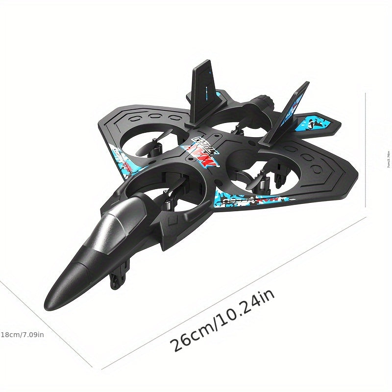1pc Rechargeable Drone with Height Hold - Remote Control Airplane & Jet Toy for Beginners, Indoor\u002FOutdoor Use, 1800mAh Battery, USB Charging, Camouflage Design, Ideal Gift for Christmas & Halloween