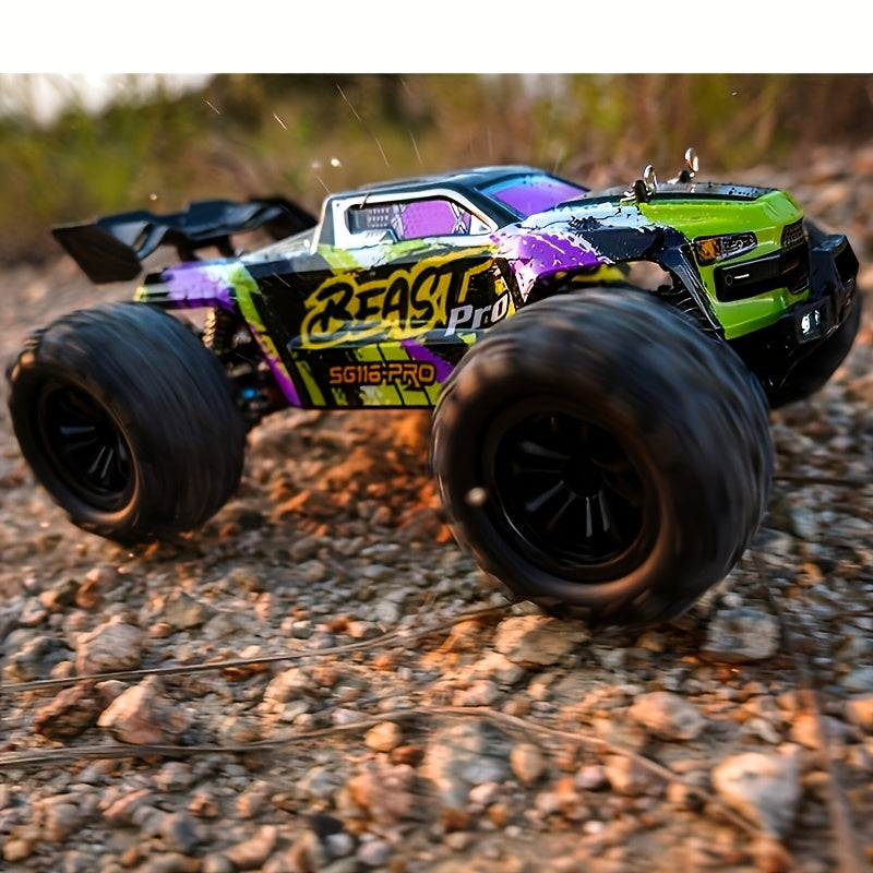 2024 Racing 4WD Off-Road Truck Remote Control, High-Speed Simulation Design, All-Terrain Capability - Perfect For Outdoor Adventures AndTruck Hobby Cars Toy Gift For Birthday, Halloween, And Christmas