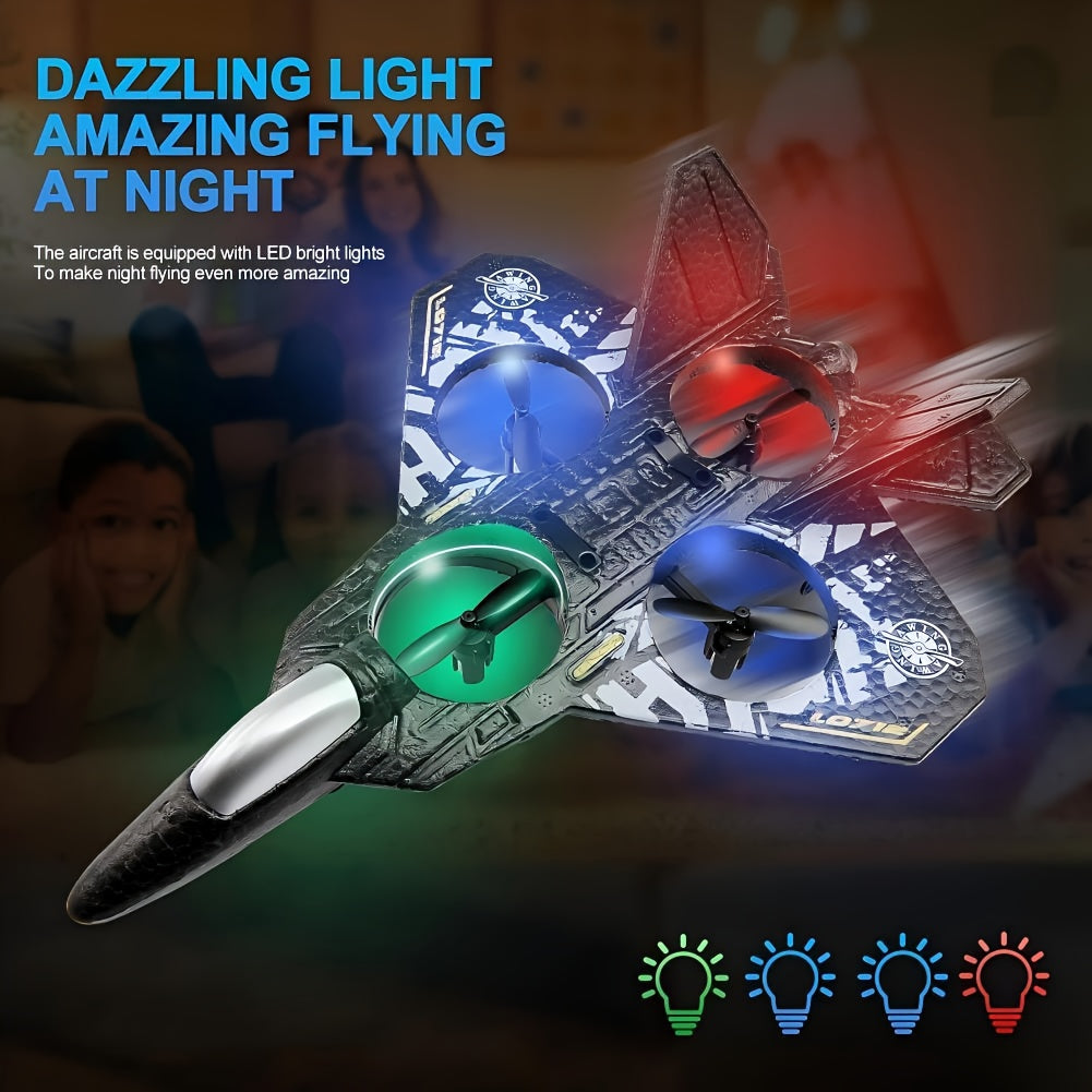 1pc Rechargeable Drone - Airplanes & Jets with Height Hold, Remote Control, Ideal for Beginner, Indoor And Outdoor Toy Gift, Remote Control Plane for, Sturdy Construction, Foam Aircraft, Beginner Pilot