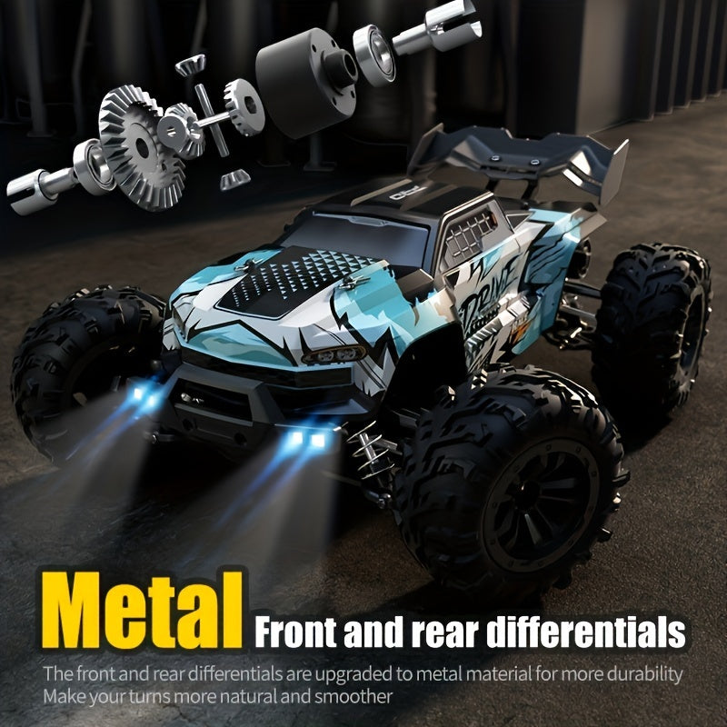 1\u002F16 4WD 70KM\u002Fh 2.4G RC Car Brushless Motor Remote Control Racing Cars 4x4 Drift Off Road Vehicle Toys for Children with 2 Batteries, Outdoor Play, Drift Racing, Rugged Look, Sporty Design, Sturdy Construction, Lightweight Car, Fast Rc Vehicle,
