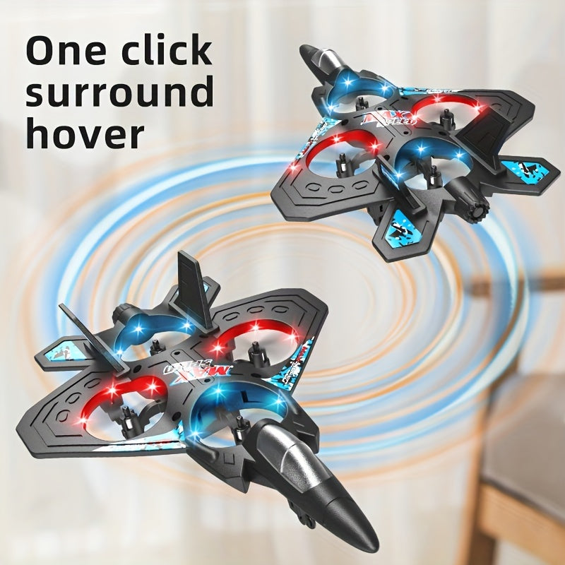 1pc Rechargeable Drone with Height Hold - Remote Control Airplane & Jet Toy for Beginners, Indoor\u002FOutdoor Use, 1800mAh Battery, USB Charging, Camouflage Design, Ideal Gift for Christmas & Halloween