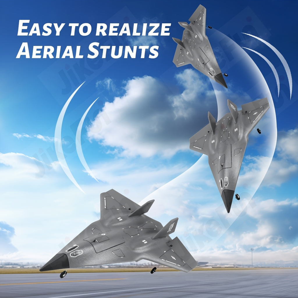 FX9672 RC Plane 4CH 2.4G Remote Control Airplane Jet Concealed Culvert Design with Powerful Motors Aircraft Toys for Youngsters Beginner Boy