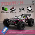2.4G 1:16 4WD High-Speed Brushless RC Car with 3-Mode LED Headlights, 70KM\u002FH Top Speed, Realistic Design & USB Rechargeable Battery - Durable Plastic Remote Control Vehicle for Outdoor Play, Birthday\u002FChristmas Gift, Remote Control Car, Adventure