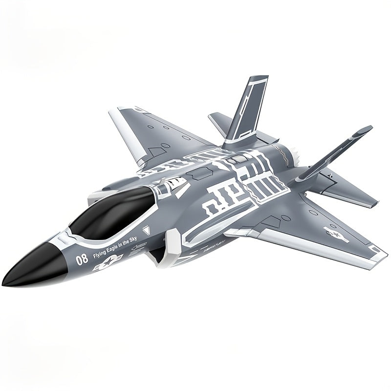 Advanced Fighter Jet Toy 4CH Brushless EDF Fighter Jet with Action Figure | 2.4GHz Glider Aircraft, 6-Axis Gyro, RTF Easy Fly EPP Hobby Toy for Collectors & Advanced Pilots