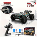 1\u002F16 4WD 70KM\u002Fh 2.4G RC Car Brushless Motor Remote Control Racing Cars 4x4 Drift Off Road Vehicle Toys for Children with 2 Batteries, Outdoor Play, Drift Racing, Rugged Look, Sporty Design, Sturdy Construction, Lightweight Car, Fast Rc Vehicle,