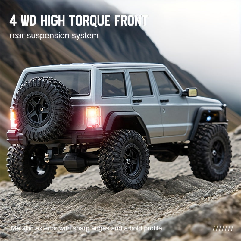 1\u002F18 Scale Off-Road RC Crawler Car for Boys - High Torque 4WD Remote Control Vehicle, 20A ESC Rock Climbing Toy for Kids | Cool Stuff for Room Decor & Halloween Gifts