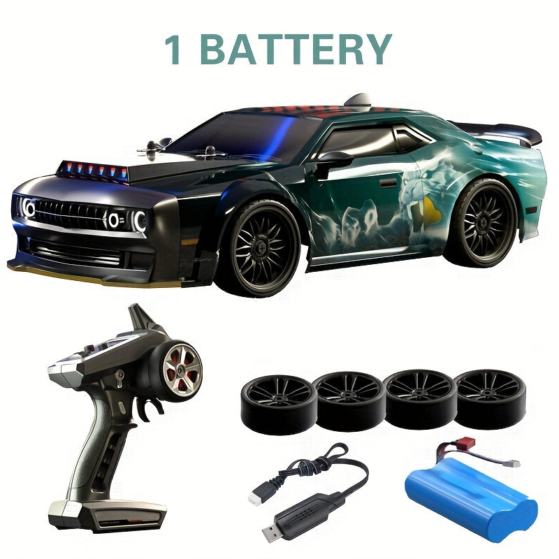 High-speed Carbon Brush Brush Remote Control Car, 2.4GHz RC Car, Full-scale Synchronous Control System, Seven Model Searchlight, Birthday Gifts, Halloween Gifts, Christmas Gifts