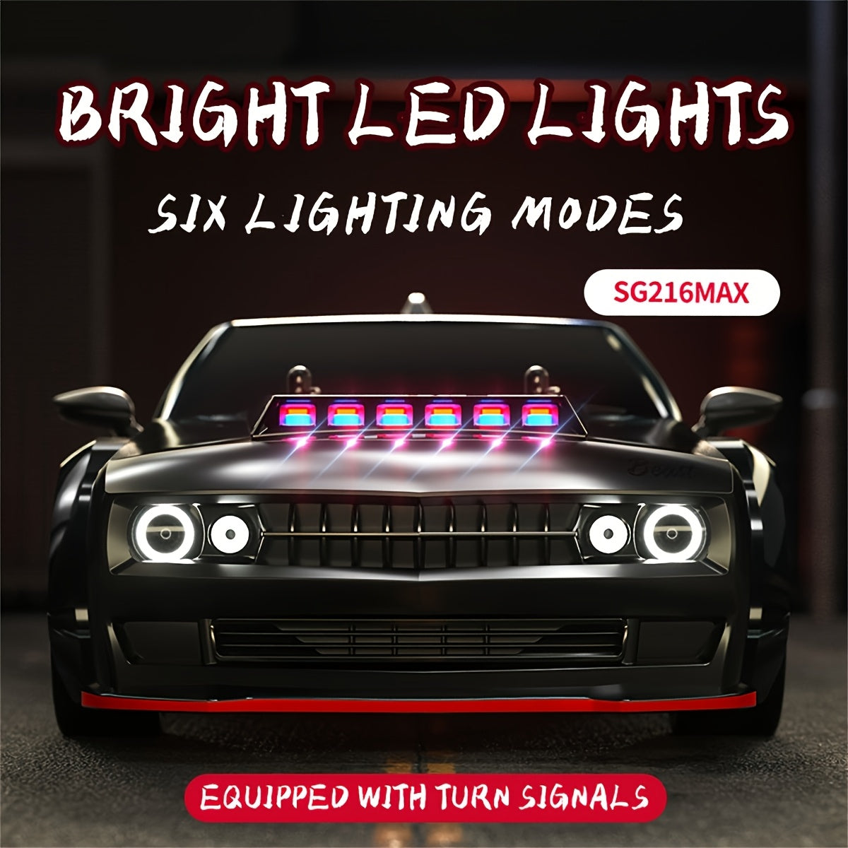 4WD Brushless RC Car with 70KM\u002FH High Speed, 2.4GHz Remote Control, All-Terrain Racing & Drifting, LED Lighting, High Quality Design, Compatible with Multi-Car Racing System, Durable Plastic Construction, Full Proportional Adjustment, Ideal Gift for