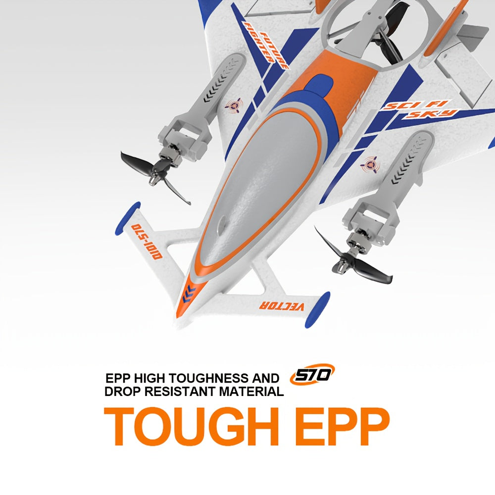 Aircraft QIDI570 RC Plane 8CH Brushless Motor Remote Control Airplane Fixed Wing Electric Flying Stunt Glider 3D\u002F6G RC Helicopters Toys for Youngsters Boys Gift