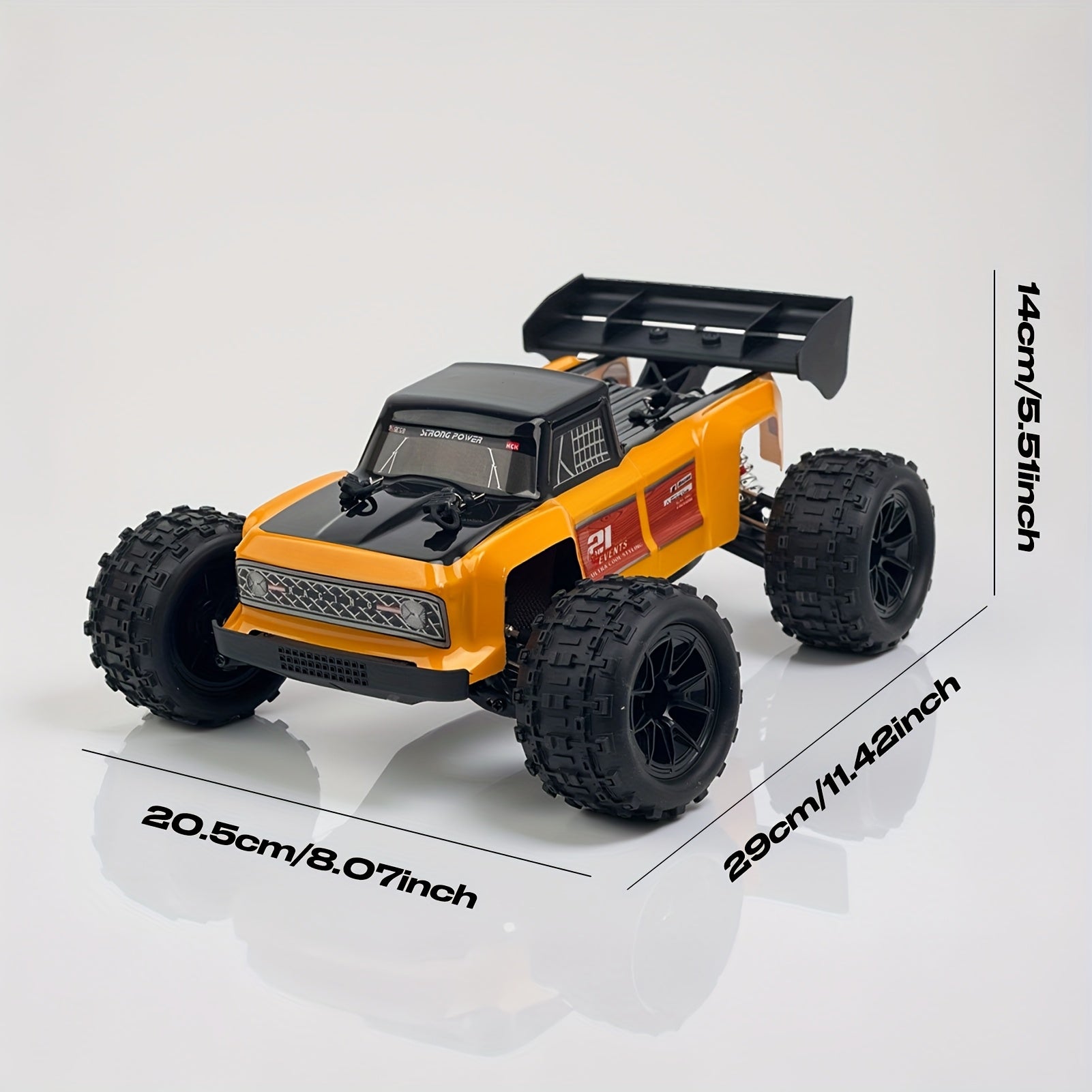 1:12 Electric 4WD All Terrain Off Road Hobby RC Car, 40KM\u002FH High Speed Climbing Truck, Aluminium Alloy Chassis, 2.4Ghz Remote Control, Supports Cars Racing Together, Birthday Christmas New Year Gift