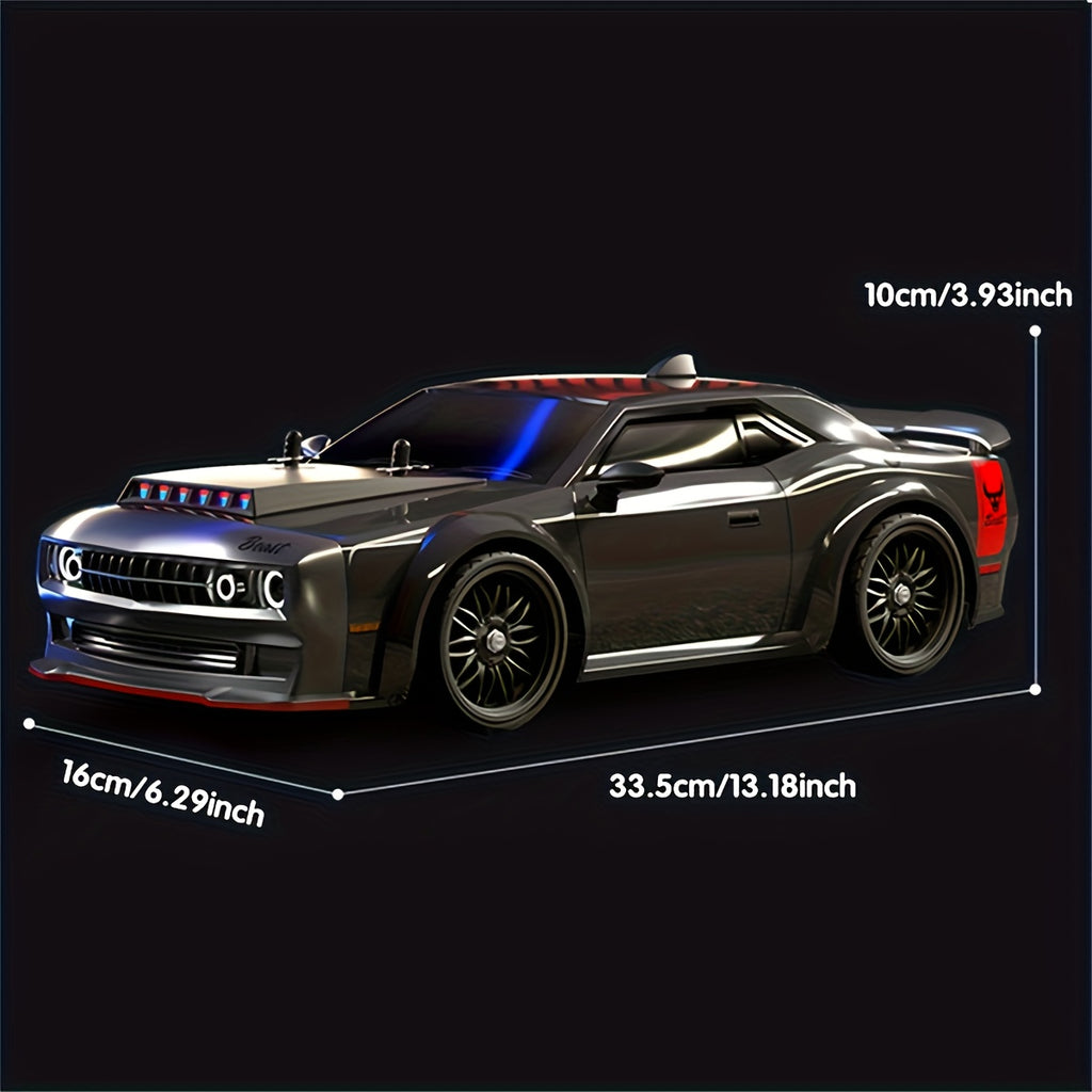 4WD Brushless RC Car with 70KM\u002FH High Speed, Full Proportional Adjustment, 2.4GHz Remote Control, Outdoor Drifting, Racing, Climbing, Supports Vehicles Racing Together, LED Lighting Modes, Gifts, Outdoor Racing, Hobbyist Rc, Dynamic Performance, Spor