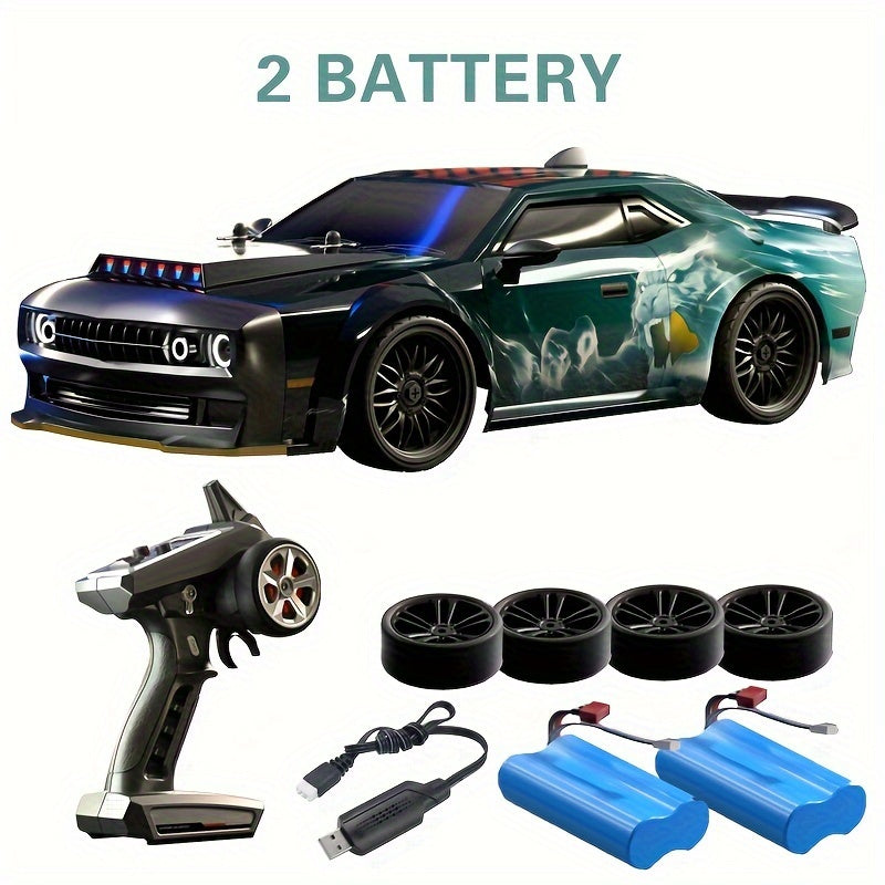 High-speed Carbon Brush Brush Remote Control Car, 2.4GHz RC Car, Full-scale Synchronous Control System, Seven Model Searchlight, Birthday Gifts, Halloween Gifts, Christmas Gifts