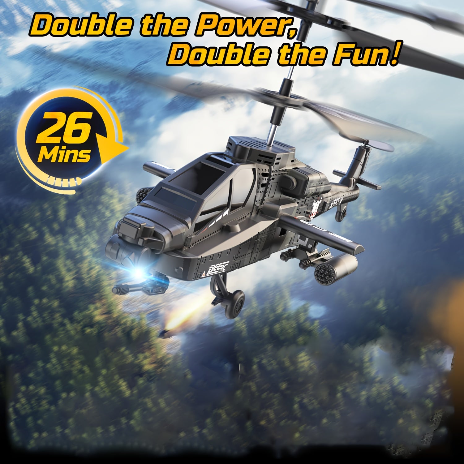 DEERC RC Model, Exquisite Aircraft, 2, 4GHz Remote-controlled Aircraft With LED Lights, Altitude Hold, And 26 Minutes Of Flight Time, Collector And Enthusiast, Birthday Gift