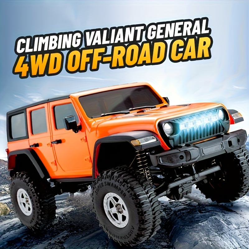JJRC C8801&C8809 1\u002F18 Full Scale RC Rock Crawler RC Truck 4x4 Off Road Remote Control Car 3 Speed Adjustment 370 Brushed Motor With Led Light Hobby Toy For Adult 12km\u002Fh