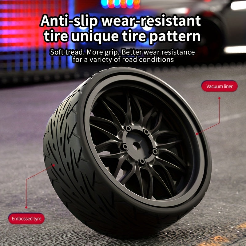 Electric Remote Control High Speed Drift Car, Full Proportional Synchronous Control System Vehicle, Support Multiple Vehicles In Racing, Seven Model Searchlight, Brushless\u002F Carbon Brush