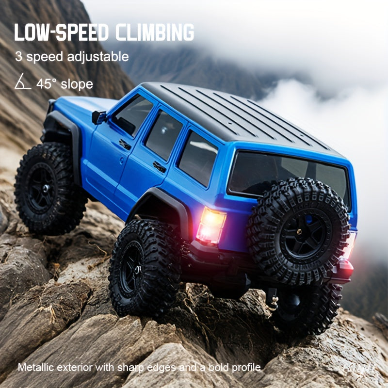 1\u002F18 Scale Off-Road RC Crawler Car for Boys - High Torque 4WD Remote Control Vehicle, 20A ESC Rock Climbing Toy for Kids | Cool Stuff for Room Decor & Halloween Gifts