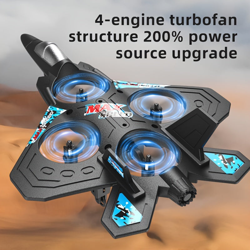 1pc Rechargeable Drone with Height Hold - Remote Control Airplane & Jet Toy for Beginners, Indoor\u002FOutdoor Use, 1800mAh Battery, USB Charging, Camouflage Design, Ideal Gift for Christmas & Halloween