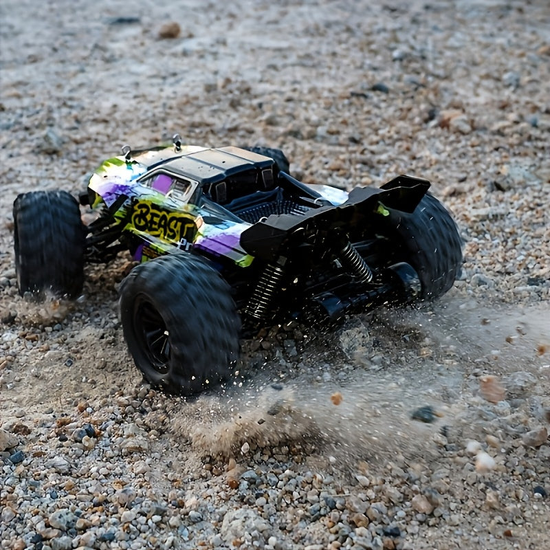 2024 Racing 4WD Off-Road Truck Remote Control, High-Speed Simulation Design, All-Terrain Capability - Perfect For Outdoor Adventures AndTruck Hobby Cars Toy Gift For Birthday, Halloween, And Christmas