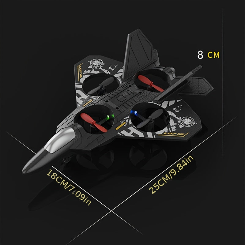 1pc Rechargeable Drone - Airplanes & Jets with Height Hold, Remote Control, Ideal for Beginner, Indoor And Outdoor Toy Gift, Remote Control Plane for, Sturdy Construction, Foam Aircraft, Beginner Pilot