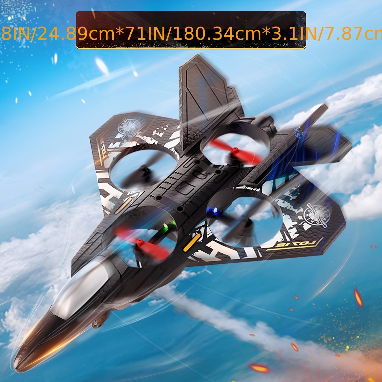 1pc Rechargeable Drone - Airplanes & Jets with Height Hold, Remote Control, Ideal for Beginner, Indoor And Outdoor Toy Gift, Remote Control Plane for, Sturdy Construction, Foam Aircraft, Beginner Pilot