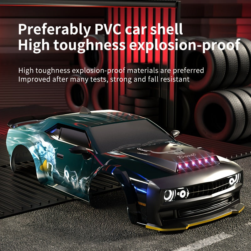 High-speed Carbon Brush Brush Remote Control Car, 2.4GHz RC Car, Full-scale Synchronous Control System, Seven Model Searchlight, Birthday Gifts, Halloween Gifts, Christmas Gifts