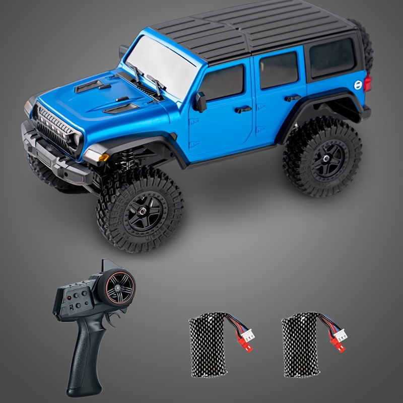 1\u002F18 Full Scale RC Rock Crawler RC Truck 4x4 Off Road Remote Control Car 3 Speed Adjustment 370 Brushed Motor with Led Light Hobby Toy for Adult 12km\u002Fh