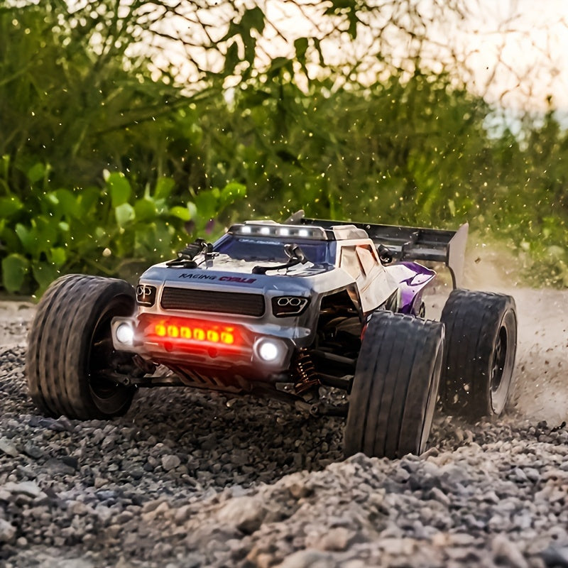 Brand New Upgraded Full-Size High-Speed RC Car with 4WD, 2.4GHz, High-Toughness PVC High Quality Body, Professional Remote Control Chassis, Racing Car, Perfect Gift for Birthdays And Christmas, Best for Christmas