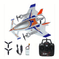JIKEFUN QIDI570 2.4GHz 8CH Brushless RC Airplane - 3D\u002F6G Mode Fixed Wing Electric Glider With LED Lights, Remote Control Stunt Plane For Adults (Gift Ready)