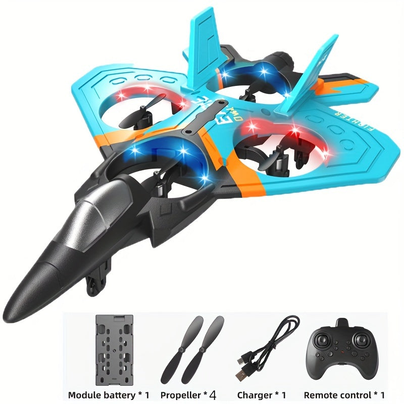 1pc Rechargeable Drone with Height Hold - Remote Control Airplane & Jet Toy for Beginners, Indoor\u002FOutdoor Use, 1800mAh Battery, USB Charging, Camouflage Design, Ideal Gift for Christmas & Halloween