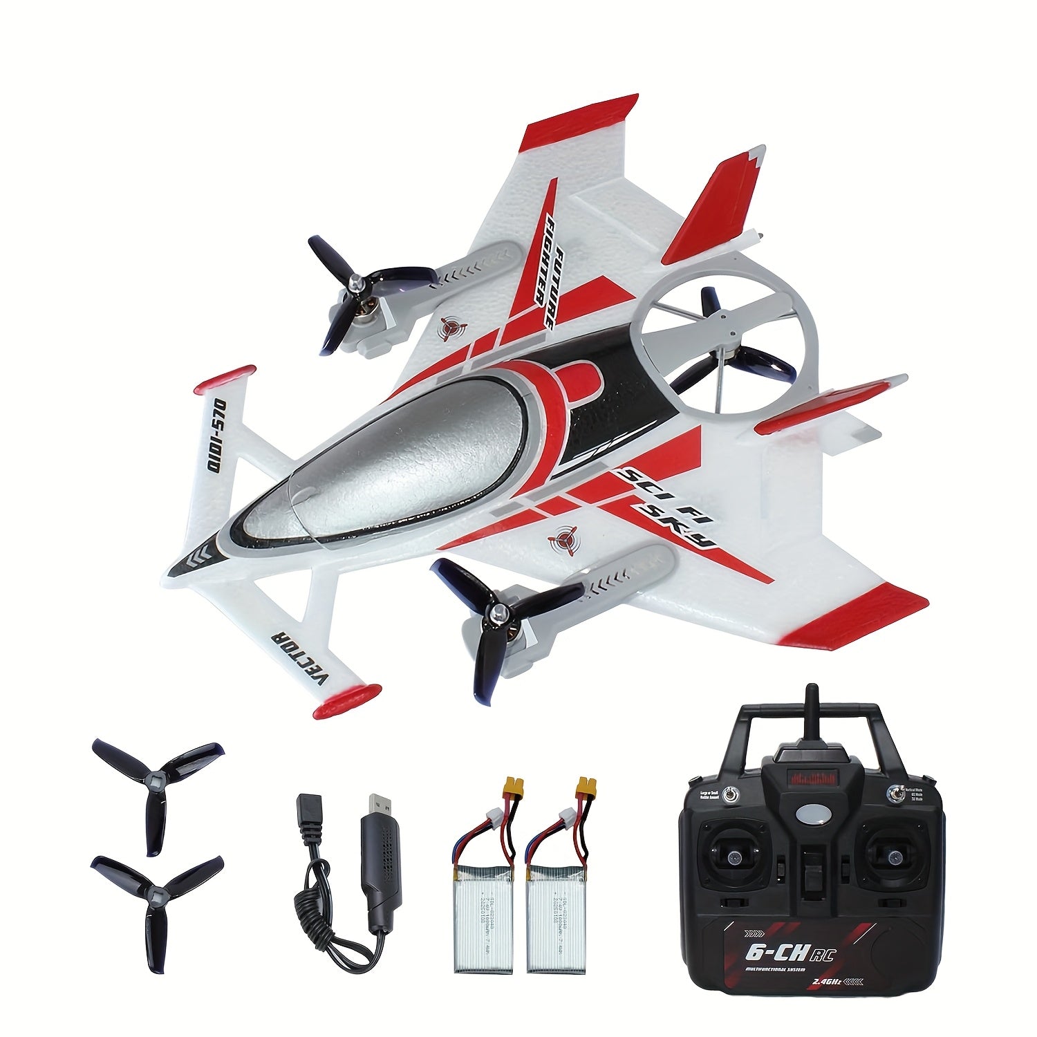 Aircraft QIDI570 RC Plane 8CH Brushless Motor Remote Control Airplane Fixed Wing Electric Flying Stunt Glider 3D\u002F6G RC Helicopters Toys for Youngsters Boys Gift