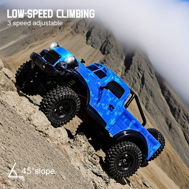 High-Torque RC Pickup Crawler 2025 High-Torque RC Pickup Crawler - Carbon Brushed Motor, Ultra-Low Center Chassis, Lightweight Vacuum Shell & Wide-Traction Axle System for All-Terrain Rock Climbing & Obstacle Dominance