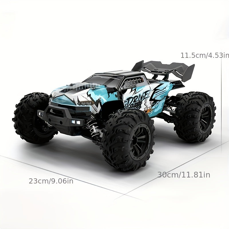2.4G 1:16 4WD High-Speed Brushless RC Car with 3-Mode LED Headlights, 70KM\u002FH Top Speed, Realistic Design & USB Rechargeable Battery - Durable Plastic Remote Control Vehicle for Outdoor Play, Birthday\u002FChristmas Gift, Remote Control Car, Adventure