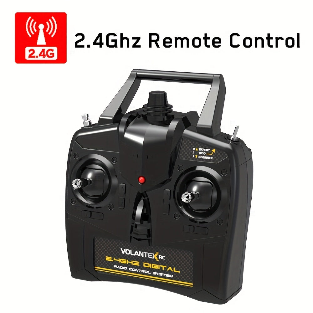 VOLANTEXRC RC Plane 2.4Ghz 4CH RC Airplane Ready to Fly P51 Mustang WWII Remote Control Plane for Beginners with Xpilot Stabilization System One Key Aerobatic (761-5 RTF)