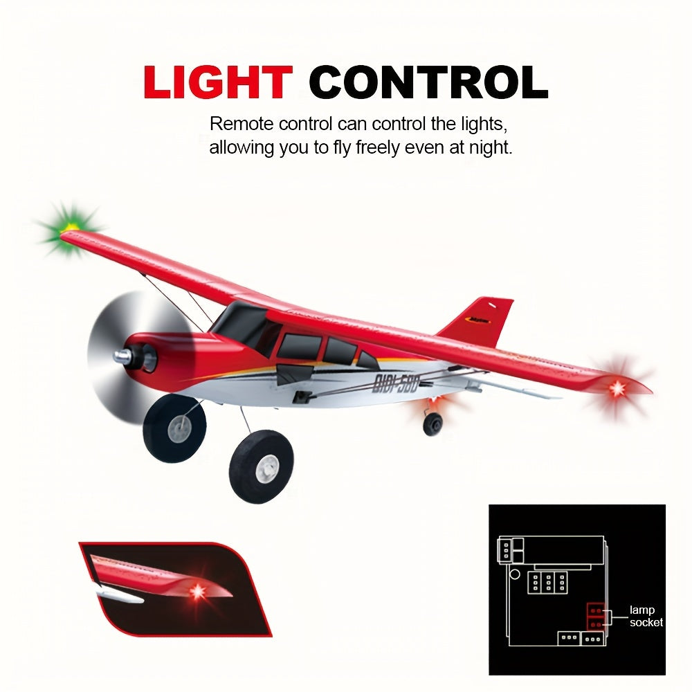 M7 Off-road RC Plane 6-Channel Brushless Remote Control Airplane with Fixed Wing and 6-Axis Gyro for 3D Stunts, EPP Foam Aircraft Model