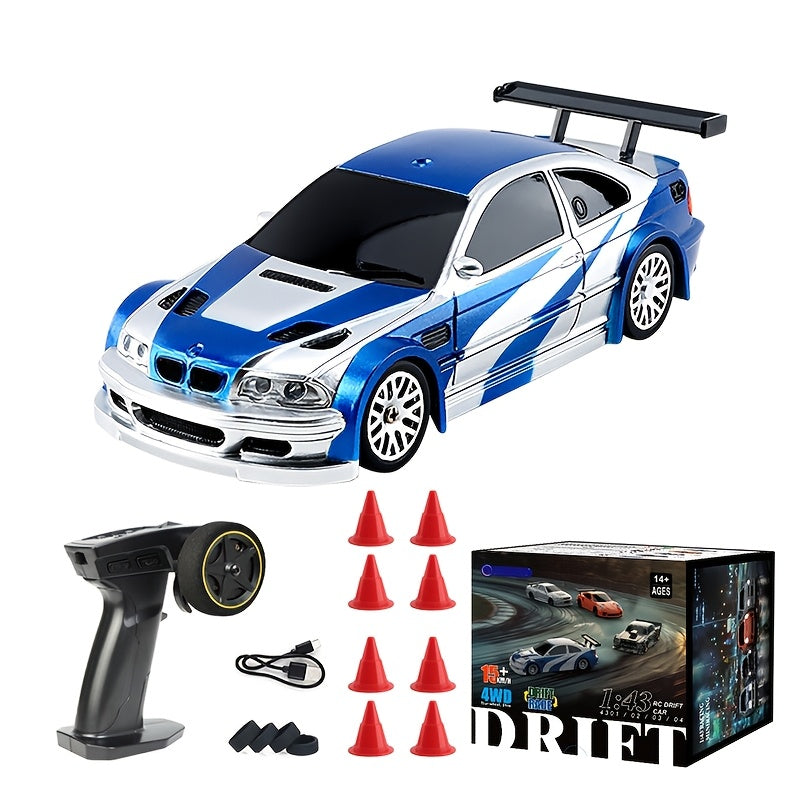 1\u002F43 RC Mini Racing Cars 2.4G Radio Control Drift Car 4WD Off-road High-Speed 15km\u002Fh Vehicle Model Toys for Boys Mini Gifts