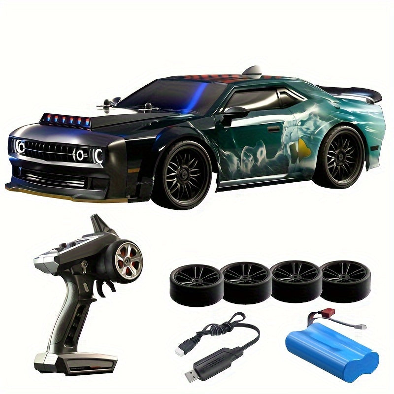 High-speed Carbon Brush Brush Remote Control Car, 2.4GHz RC Car, Full-scale Synchronous Control System, Seven Model Searchlight, Birthday Gifts, Halloween Gifts, Christmas Gifts