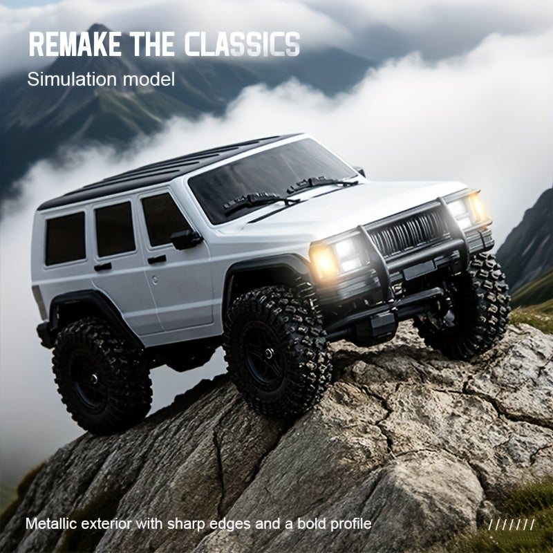 1\u002F18 Scale Off-Road RC Crawler Car for Boys - High Torque 4WD Remote Control Vehicle, 20A ESC Rock Climbing Toy for Kids | Cool Stuff for Room Decor & Halloween Gifts