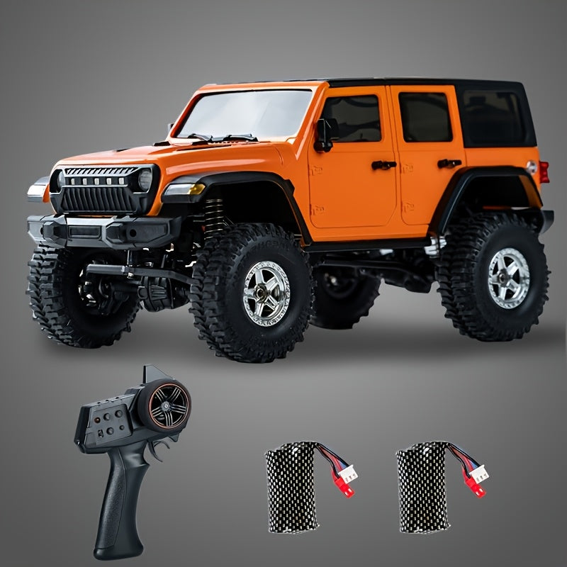 JJRC C8801&C8809 1\u002F18 Full Scale RC Rock Crawler RC Truck 4x4 Off Road Remote Control Car 3 Speed Adjustment 370 Brushed Motor With Led Light Hobby Toy For Adult 12km\u002Fh