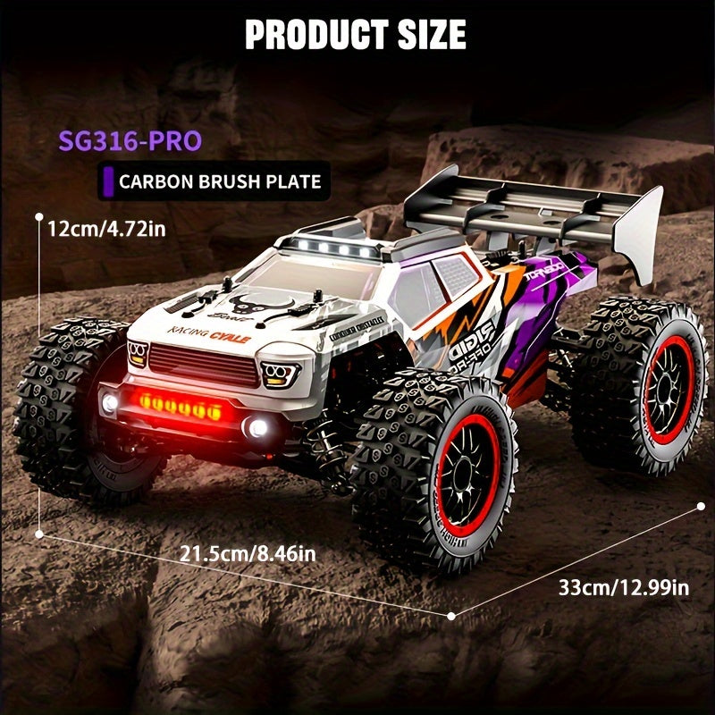 Brand New Upgraded Full-Size High-Speed RC Car with 4WD, 2.4GHz, High-Toughness PVC High Quality Body, Professional Remote Control Chassis, Racing Car, Perfect Gift for Birthdays And Christmas, Best for Christmas