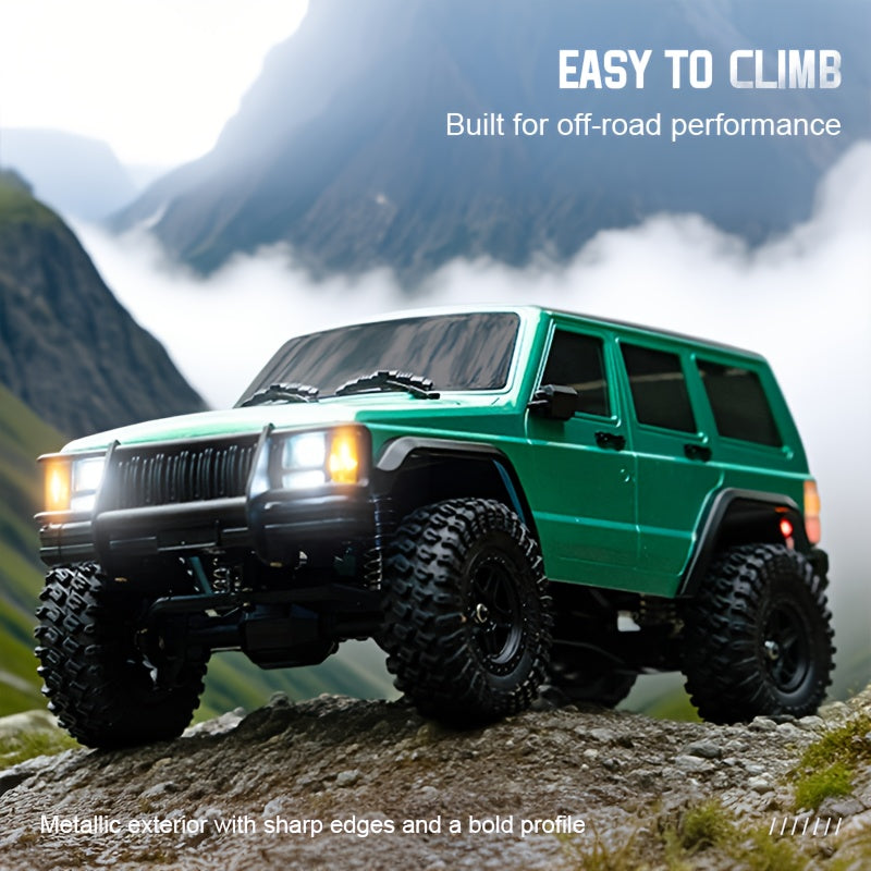 1\u002F18 Scale Off-Road RC Crawler Car for Boys - High Torque 4WD Remote Control Vehicle, 20A ESC Rock Climbing Toy for Kids | Cool Stuff for Room Decor & Halloween Gifts