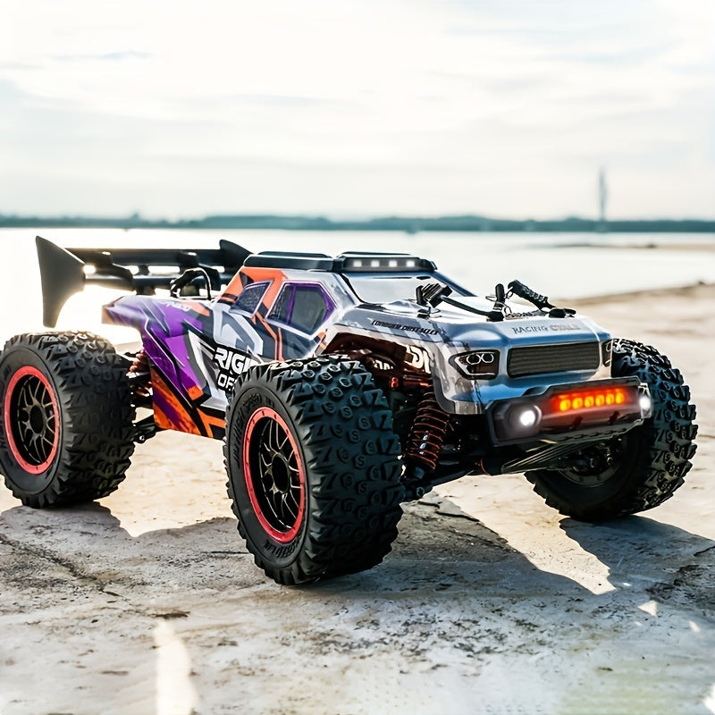 Brand New Upgraded Full-Size High-Speed RC Car with 4WD, 2.4GHz, High-Toughness PVC High Quality Body, Professional Remote Control Chassis, Racing Car, Perfect Gift for Birthdays And Christmas, Best for Christmas